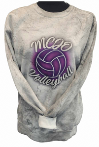 MCJO 2024 Volleyball : Comfort Colors® Color Blast Crewneck Sweatshirt
