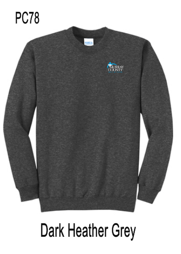 MCMC Apparel - Printed Port & Company Core Fleece Crewneck Sweatshirt
