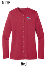 Load image into Gallery viewer, MCMC Apparel - Embroidered Port Authority Ladies Concept Stretch Button-Front Cardigan