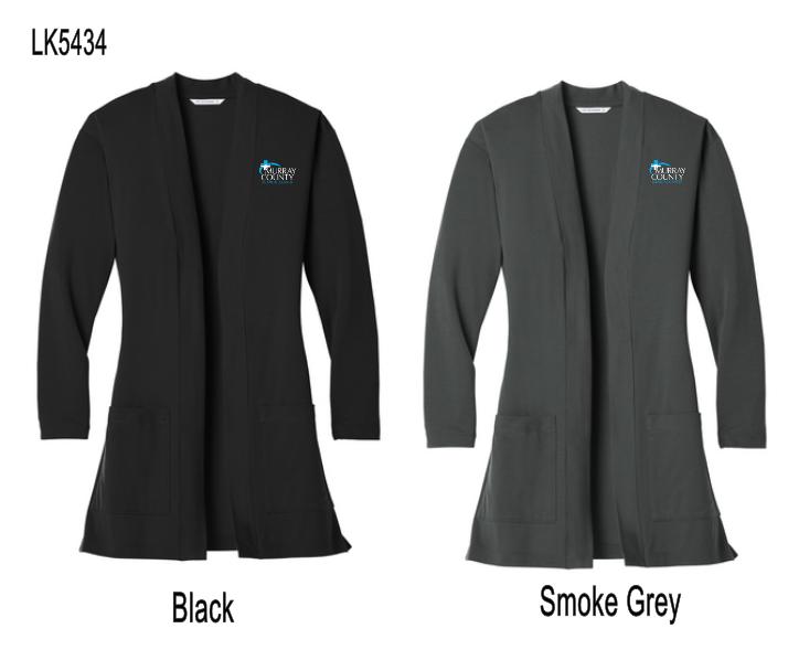 MCMC Apparel - Embroidered Port Authority Ladies Concept Long Pocket Cardigan