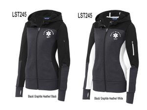 Murray County Ambulance - Printed Sport-Tek Ladies Tech Fleece Colorblock Full-Zip Hooded Jacket