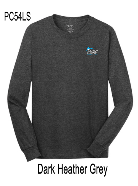 MCMC Apparel - Printed Port & Company Long Sleeve Core Cotton Tee