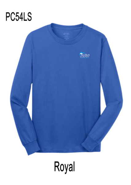 MCMC Apparel - Printed Port & Company Long Sleeve Core Cotton Tee