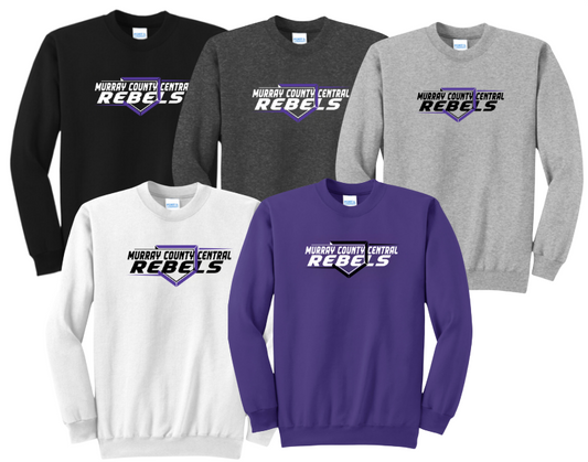 MCC 2024 Baseball/Softball : Port & Company® Core Fleece Crewneck Sweatshirt