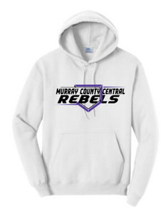 MCC 2024 Baseball/Softball : Port & Company® Core Fleece Pullover Hooded Sweatshirt