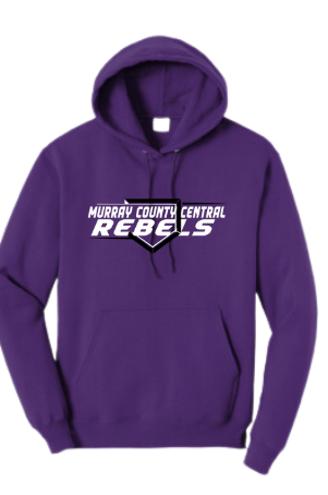 MCC 2024 Baseball/Softball : Port & Company® Core Fleece Pullover Hooded Sweatshirt