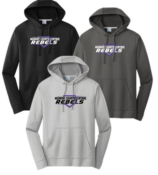 2024 Baseball/Softball : Port & Company® Performance Fleece Pullover Hooded Sweatshirt