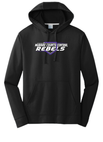 2024 Baseball/Softball : Port & Company® Performance Fleece Pullover Hooded Sweatshirt