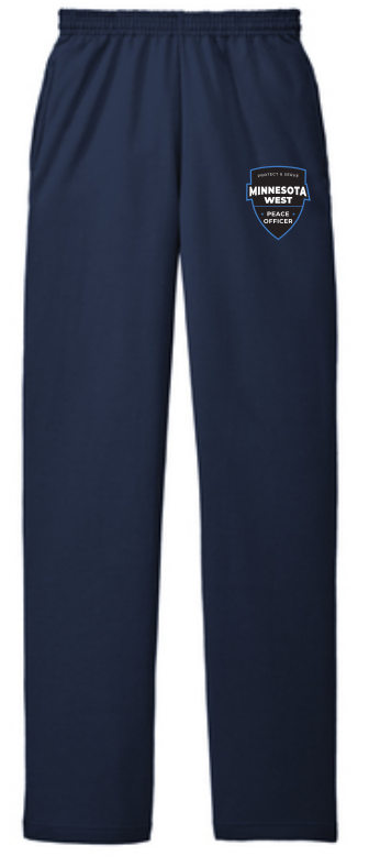 MN West Peace Officer Apparel - Port & Co Core Fleece Sweatpant with Pockets