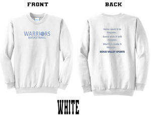 2024 SVS Warrior Baseball : Port & Company® Core Fleece Crewneck Sweatshirt