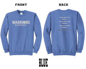 2024 SVS Warrior Baseball : Port & Company® Core Fleece Crewneck Sweatshirt