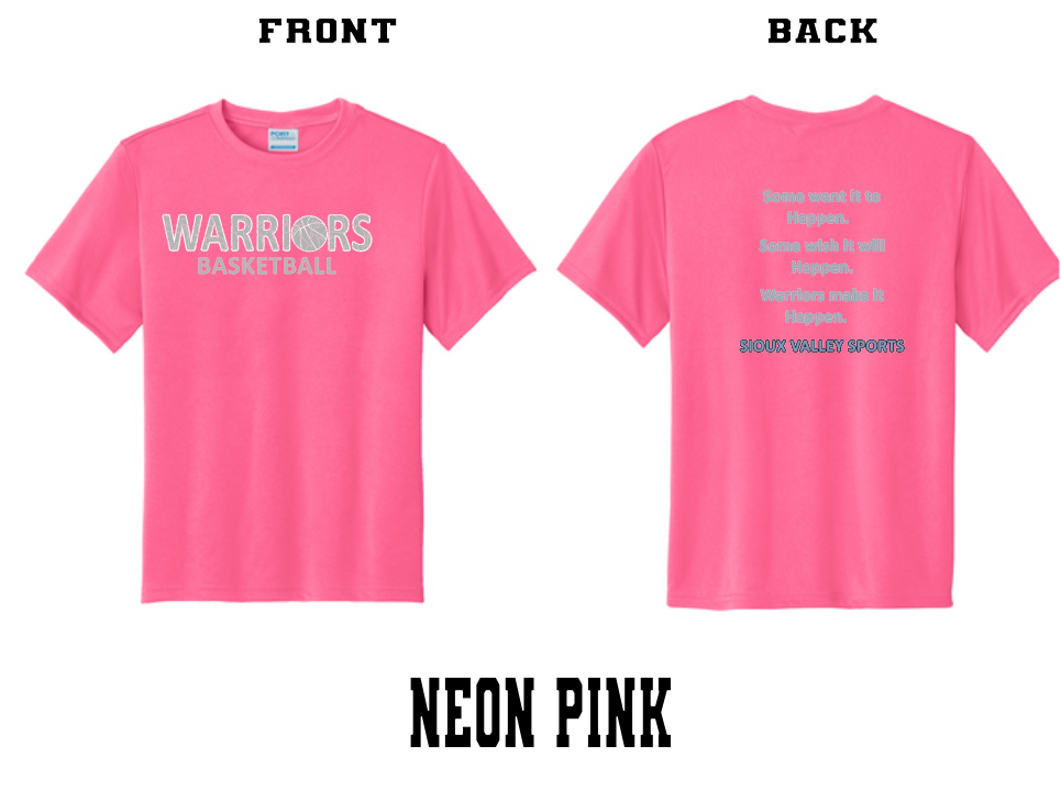 2024 SVS Warrior Basketball : Port & Company® Performance Tee