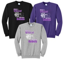 Load image into Gallery viewer, Wildcat/Rebels Anniversary : Port &amp; Company® Core Fleece Crewneck Sweatshirt