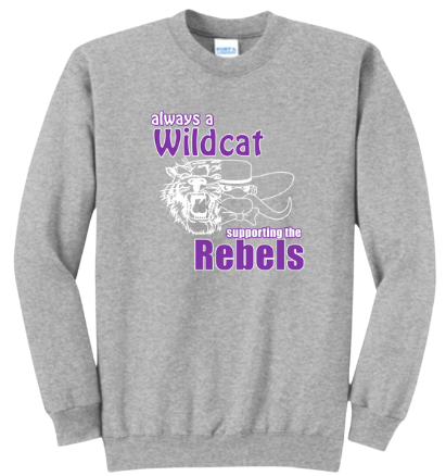 Wildcat/Rebels Anniversary : Port & Company® Core Fleece Crewneck Sweatshirt