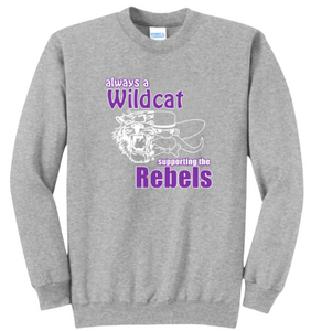 Wildcat/Rebels Anniversary : Port & Company® Core Fleece Crewneck Sweatshirt