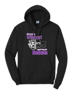 Wildcat/Rebels Anniversary : Port & Company® Core Fleece Pullover Hooded Sweatshirt