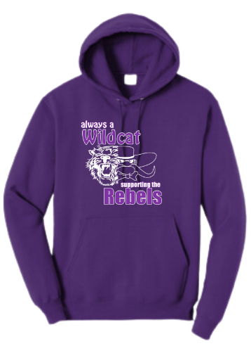 Wildcat/Rebels Anniversary : Port & Company® Core Fleece Pullover Hooded Sweatshirt