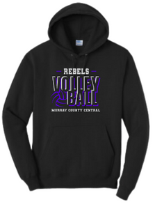 MCC 2024 Volleyball : Port & Company® Core Fleece Pullover Hooded Sweatshirt