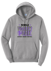 MCC 2024 Volleyball : Port & Company® Core Fleece Pullover Hooded Sweatshirt