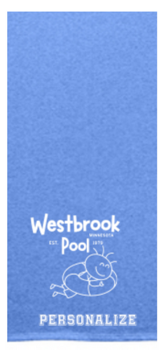 Westbrook Area Pool : Blanket Fundraiser : Fleece Sweatshirt Blanket (Pool)