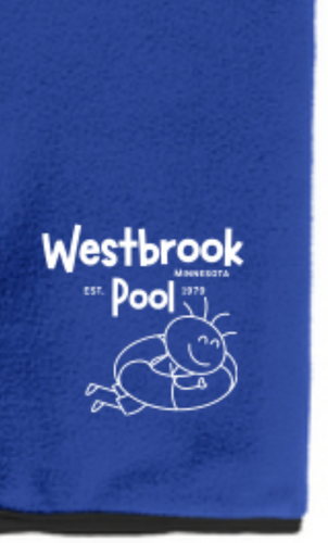 Westbrook Area Pool : Blanket Fundraiser : Fleece & Poly Travel Blanket (Pool)