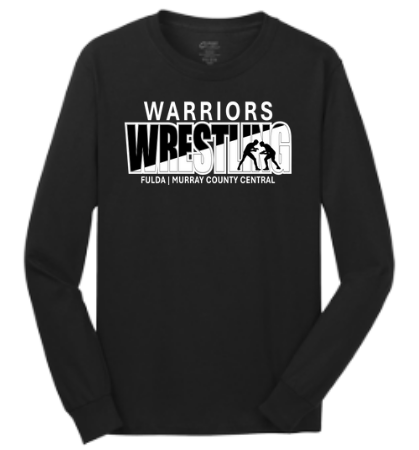 F/MCC Warrior Wrestling 2024  : Port & Company® Long Sleeve Core Cotton Tee