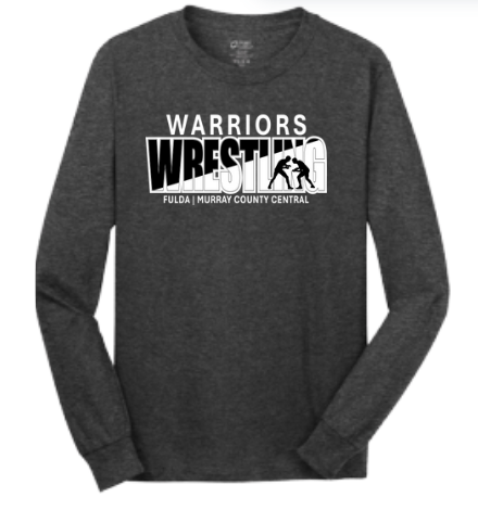 F/MCC Warrior Wrestling 2024  : Port & Company® Long Sleeve Core Cotton Tee