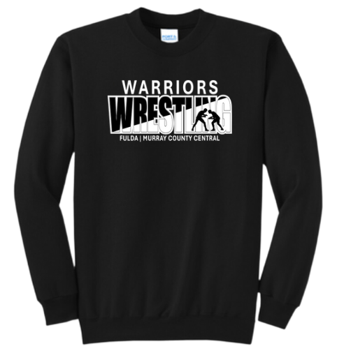 F/MCC Warrior Wrestling 2024 : Port & Company® Core Fleece Crewneck Sweatshirt