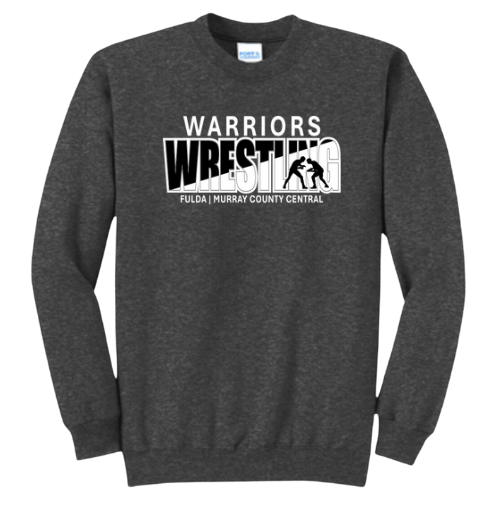 F/MCC Warrior Wrestling 2024 : Port & Company® Core Fleece Crewneck Sweatshirt