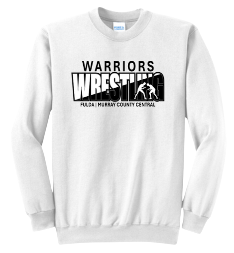 F/MCC Warrior Wrestling 2024 : Port & Company® Core Fleece Crewneck Sweatshirt