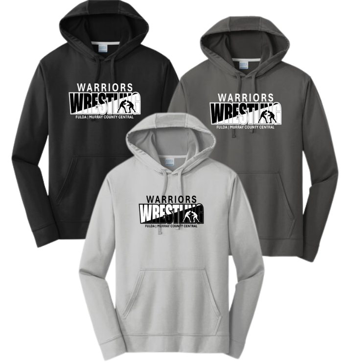 F/MCC Warrior Wrestling 2024 : Port & Company Performance Fleece Hoodie