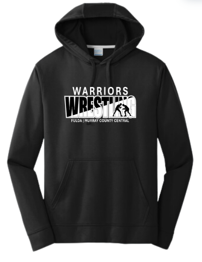 F/MCC Warrior Wrestling 2024 : Port & Company Performance Fleece Hoodie