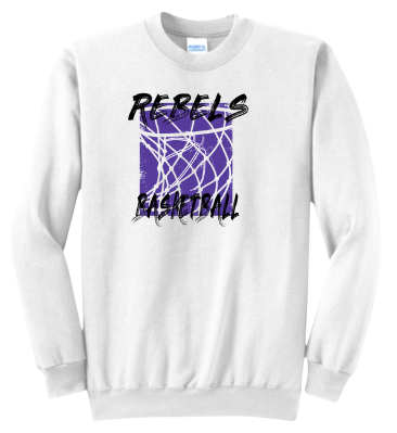MCC 2024 Basketball  : Port & Company® Core Fleece Crewneck Sweatshirt