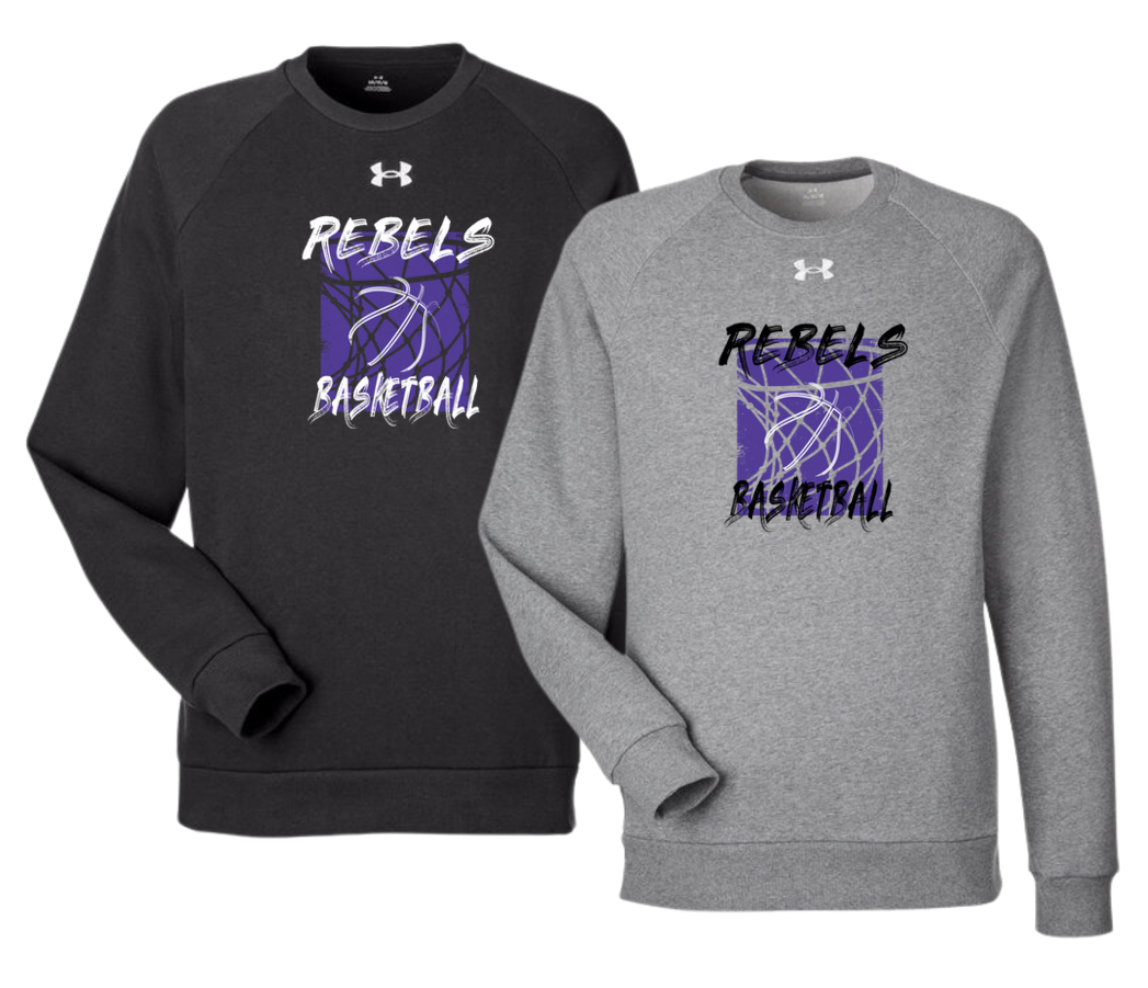 MCC 2024 Basketball : Under Armour Rival Fleece Sweatshirt (BB Hoop)