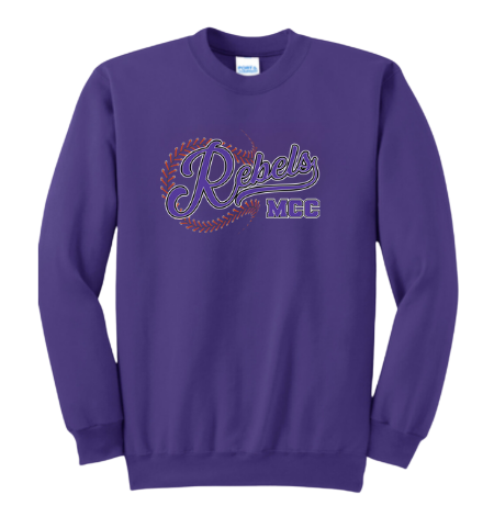 MCC 2025 Baseball/Softball : Port & Company® Core Fleece Crewneck Sweatshirt