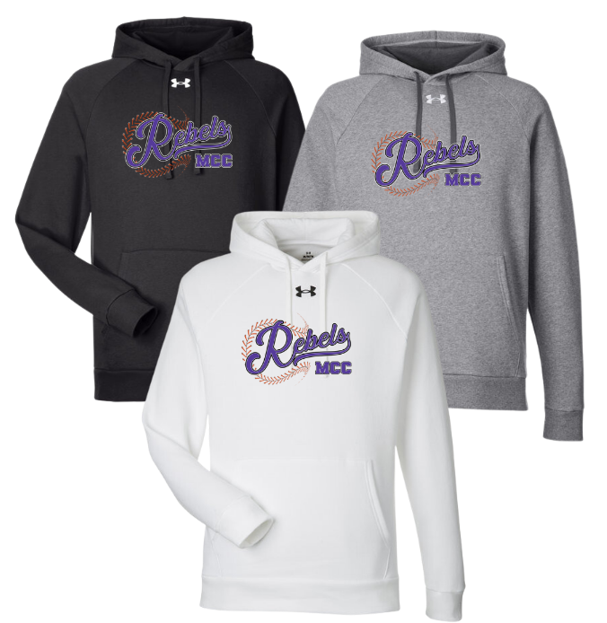 MCC 2025 Baseball/Softball : Under Armour Rival Fleece Hooded Sweatshirt