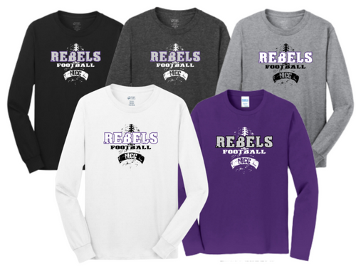 MCC 2025 Football : Port & Company® Long Sleeve Core Cotton Tee