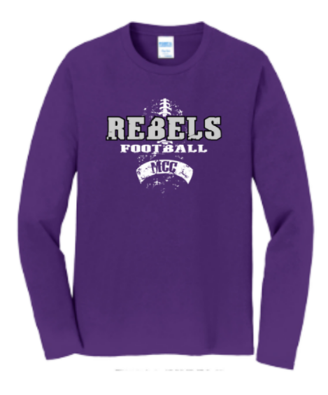 MCC 2025 Football : Port & Company® Long Sleeve Core Cotton Tee