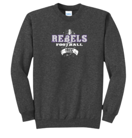 MCC 2025 Football : Port & Company® Core Fleece Crewneck Sweatshirt