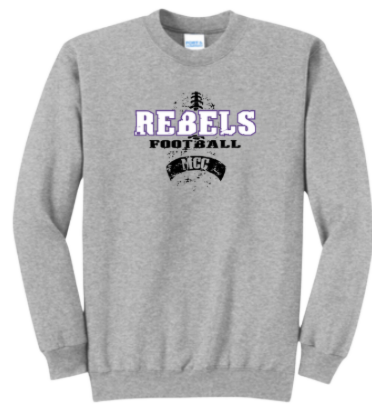 MCC 2025 Football : Port & Company® Core Fleece Crewneck Sweatshirt