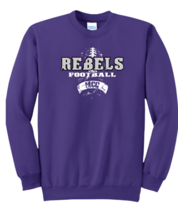 MCC 2025 Football : Port & Company® Core Fleece Crewneck Sweatshirt