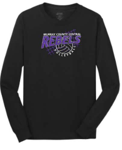 MCC 2025 Volleyball : Port & Company® Long Sleeve Core Cotton Tee