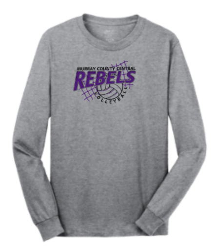 MCC 2025 Volleyball : Port & Company® Long Sleeve Core Cotton Tee