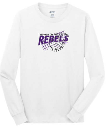 MCC 2025 Volleyball : Port & Company® Long Sleeve Core Cotton Tee