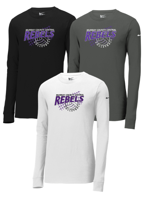 MCC 2025 Volleyball : Nike Dri-FIT Cotton/Poly Long Sleeve Tee