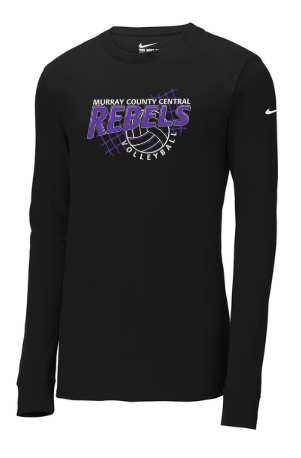 MCC 2025 Volleyball : Nike Dri-FIT Cotton/Poly Long Sleeve Tee