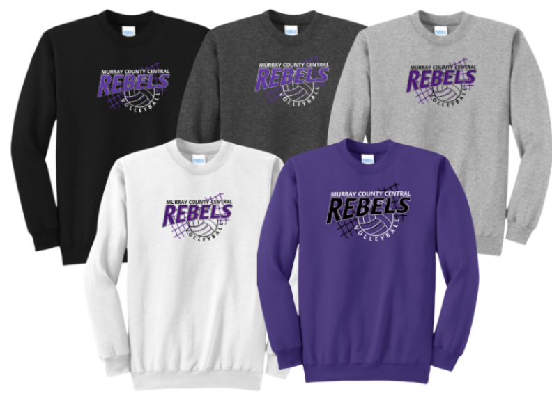 MCC 2025 Volleyball : Port & Company® Core Fleece Crewneck Sweatshirt