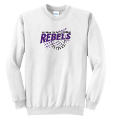 MCC 2025 Volleyball : Port & Company® Core Fleece Crewneck Sweatshirt
