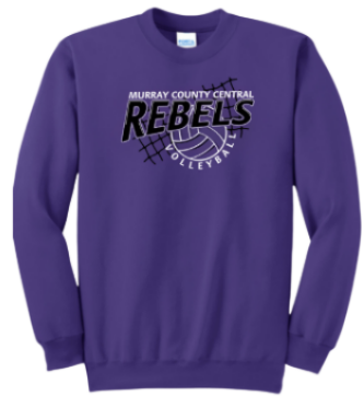 MCC 2025 Volleyball : Port & Company® Core Fleece Crewneck Sweatshirt