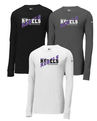 2025 Fall General : Nike Dri-FIT Cotton/Poly Long Sleeve Tee
